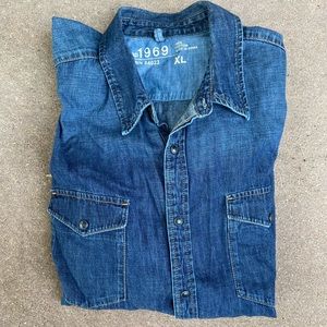 GAP Western Style Denim Shirt